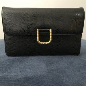 VINTAGE Black Clutch Handbag
